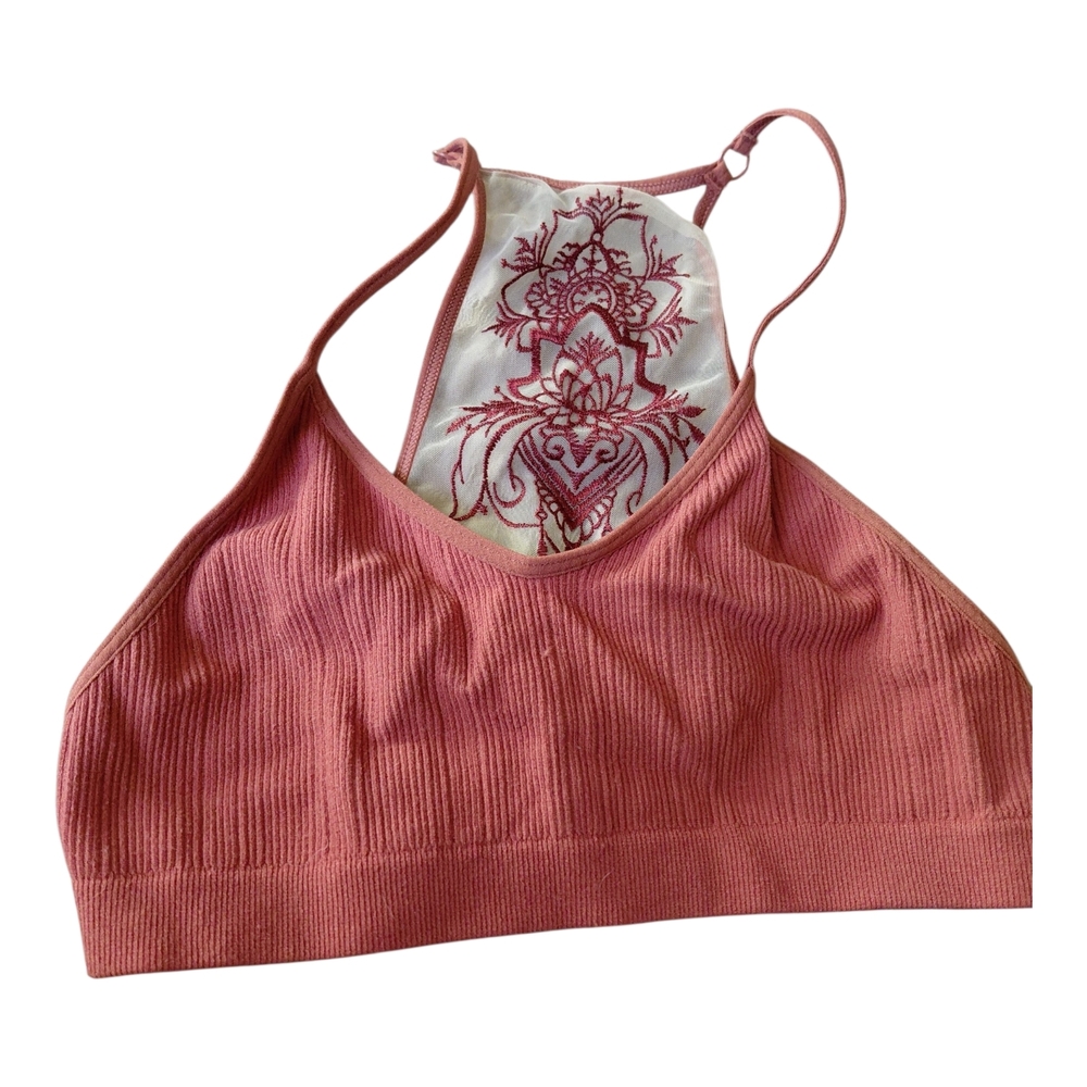 Ribbed Halter Bralette